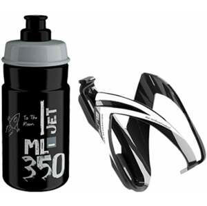 Elite Cycling CEO  Bottle Cage + Jet Bottle Kit Black Glossy/Black Grey 350 ml