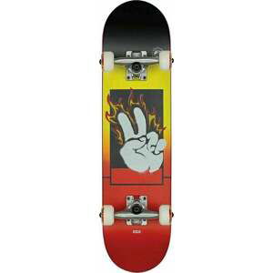 Globe Alight Mini 7.0" Kids Complete Skateboard Black Maple/Red