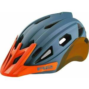 R2 Wheelie Helmet Petrol Blue/Neon Orange M Detská prilba na bicykel