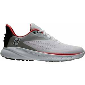 Footjoy Flex XP Mens Golf Shoes White/Black/Red 43