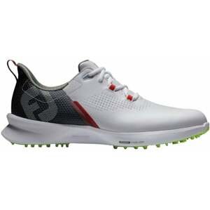 Footjoy FJ Fuel Mens Golf Shoes White/Navy/Lime 47