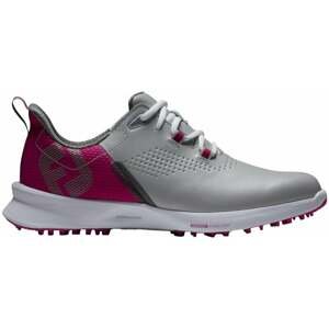 Footjoy FJ Fuel Womens Golf Shoes Grey/Berry/Dark Grey 42