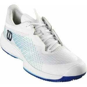 Wilson Kaos Swift 1.5 Clay Mens Tennis Shoe White/Blue Atoll/Lapis Blue 42 Pánska tenisová obuv