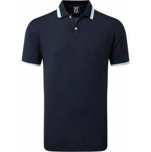 Footjoy Solid Polo With Trim Mens Navy M