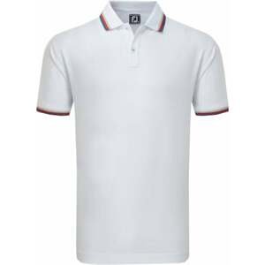 Footjoy Solid Polo With Trim Mens White M