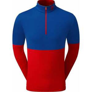 Footjoy Colour Block Midlayer Mens Twilight/Racing Red XL