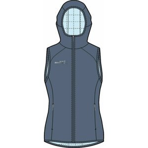 Rock Experience Golden Gate Hoodie Padded Woman Vest China Blue/Quiet Tide M Outdoorová vesta