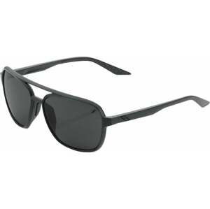 100% Kasia Matte Black/Black Mirror Lens