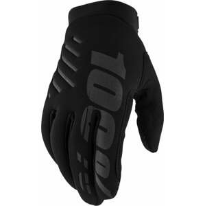 100% Brisker Gloves Black 2XL Cyklistické rukavice