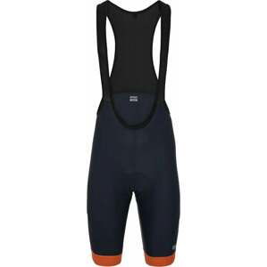 Briko Jerseyko Bibshort Blue Marine/Orange Rust/Black XL