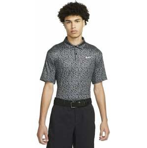 Nike Dri-Fit Tour Mens Camo Golf Polo Iron Grey/White 2XL