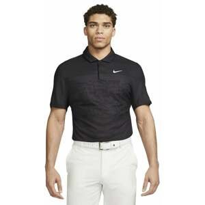 Nike Dri-Fit ADV Tiger Woods Mens Golf Polo Black/Anthracite/White S