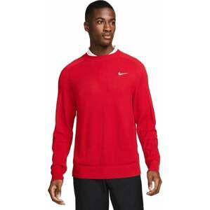 Nike Tiger Woods Knit Crew Mens Sweater Gym Red/White S