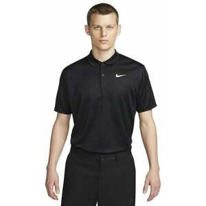 Nike Dri-Fit Victory+ Mens Golf Polo Black/White 2XL