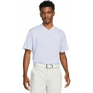 Nike Dri-Fit Victory Blade Mens Polo Shirt Oxygen Purple/White M