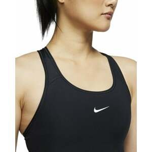 Nike Dri-Fit Swoosh Womens Medium-Support 1-Piece Pad Sports Bra Black/White M Fitness bielizeň