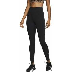 Nike Dri-Fit One Womens High-Rise Leggings Black/White M Fitness nohavice