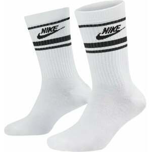 Nike Sportswear Everyday Essential Crew Socks Ponožky White/Black/Black L