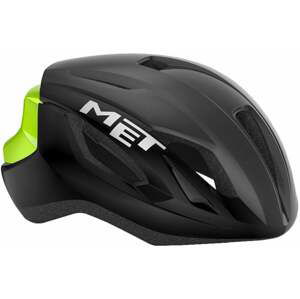 MET Strale Black Fluo Yellow Reflective/Glossy S (52-56 cm) Prilba na bicykel