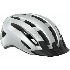 MET Downtown White/Glossy M/L (58-61 cm) Prilba na bicykel