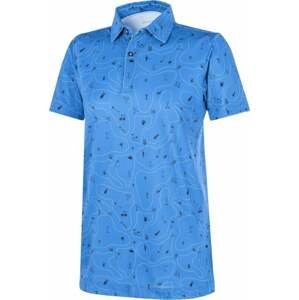 Galvin Green Rowan Boys Polo Shirt Blue/Navy 170