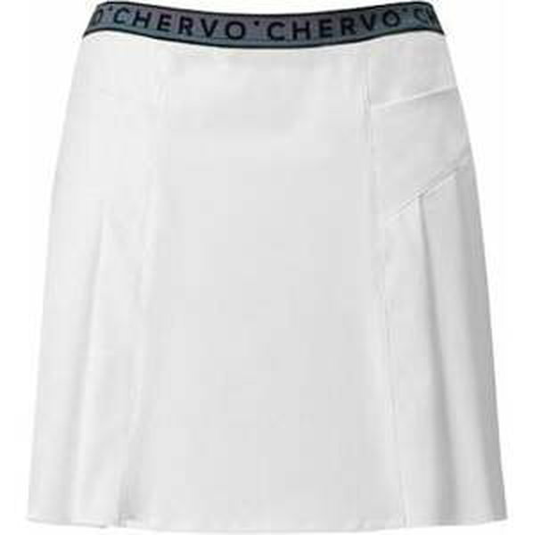 Chervo Womens Joke Skirt White 40