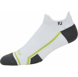 Footjoy Tech D.R.Y Roll Tab Ponožky White/Grey Štandard