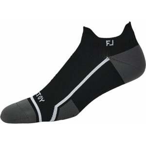 Footjoy Tech D.R.Y Roll Tab Ponožky Black/Grey Štandard