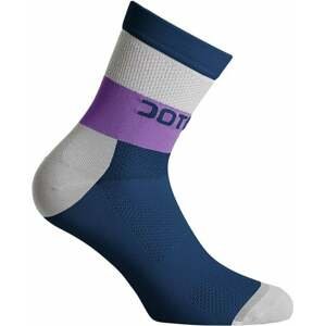 Dotout Stripe Socks Set 3 Pairs Blue/Grey S/M