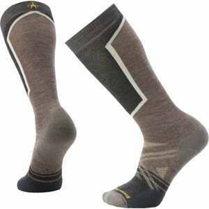 Smartwool Ski Full Cushion OTC Socks Taupe XL Lyžiarske ponožky