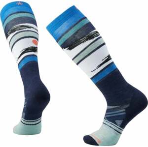 Smartwool Ski Full Cushion Midnight Ski Pattern OTC Socks Deep Navy M Lyžiarske ponožky