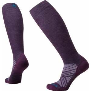 Smartwool Women's Ski Zero Cushion OTC Socks Purple Iris M Lyžiarske ponožky