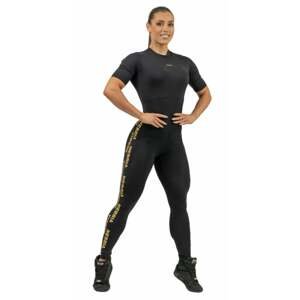 Nebbia Workout Jumpsuit INTENSE Focus Black/Gold S