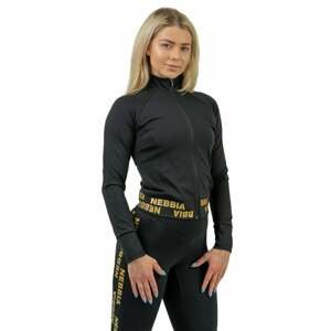 Nebbia Zip-Up Jacket INTENSE Warm-Up Black/Gold M