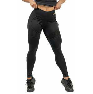 Nebbia High Waist Leggings INTENSE Mesh Black/Gold XS