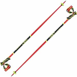 Leki WCR SL 3D Bright Red/Black/Neonyellow 140 cm Lyžiarske palice