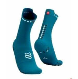 Compressport Pro Racing Socks v4.0 Run High Mosaic Blue/Magnet T2