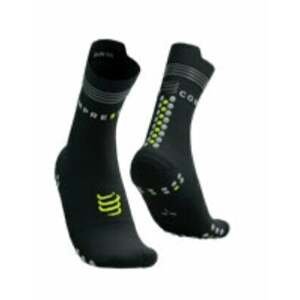 Compressport Pro Racing Socks v4.0 Run High Flash Black/Fluo Yellow T2 Bežecké ponožky