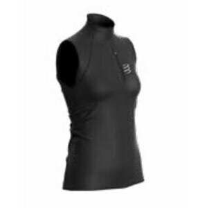 Compressport Hurricane Windproof Vest W Black XS Bežecká bunda