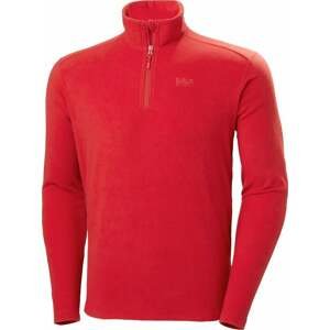Helly Hansen Outdoorová mikina Men's Daybreaker 1/2 Zip Fleece Pullover Red M