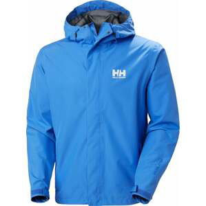 Helly Hansen Men's Seven J Rain Jacket Ultra Blue L Outdoorová bunda