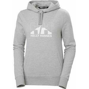 Helly Hansen Outdoorová mikina Women's Nord Graphic Pullover Hoodie Grey Melange L