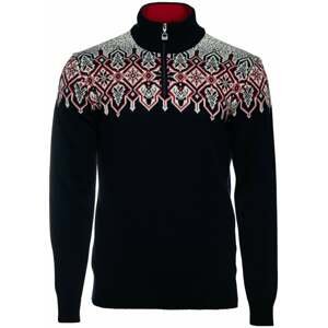 Dale of Norway Winterland Mens Merino Wool Sweater Navy/Off White/Raspberry S