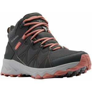 Columbia Dámske outdoorové topánky Women's Peakfreak II Mid OutDry Shoe Dark Grey/Dark Coral 37