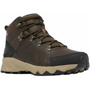 Columbia Pánske outdoorové topánky Men's Peakfreak II Mid OutDry Leather Shoe Cordovan/Black 41