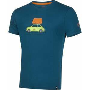 La Sportiva Cinquecento T-Shirt M Storm Blue/Hawaiian Sun M Tričko