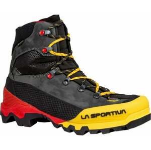 La Sportiva Pánske outdoorové topánky Aequilibrium LT GTX Black/Yellow 43,5