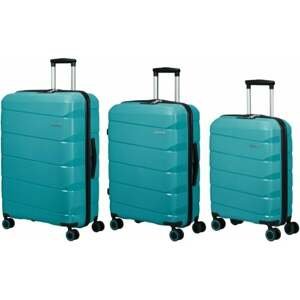 American Tourister Air Move Spinner Suitcase SET Teal 93 L