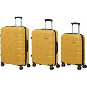 American Tourister Air Move Spinner Suitcase SET Sunset Yellow 32,5 L