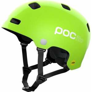 POC POCito Crane MIPS Fluorescent Yellow/Green 51-54 Detská prilba na bicykel
